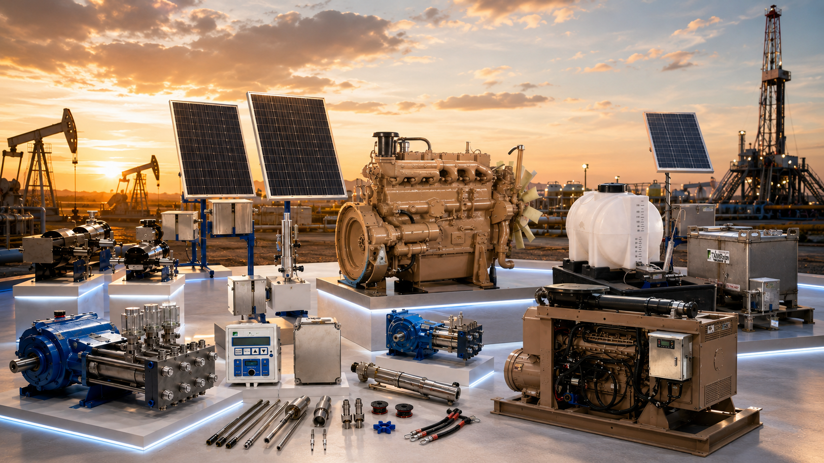 Equipos de Independencia Eléctrica paneles solares para campo petrolero